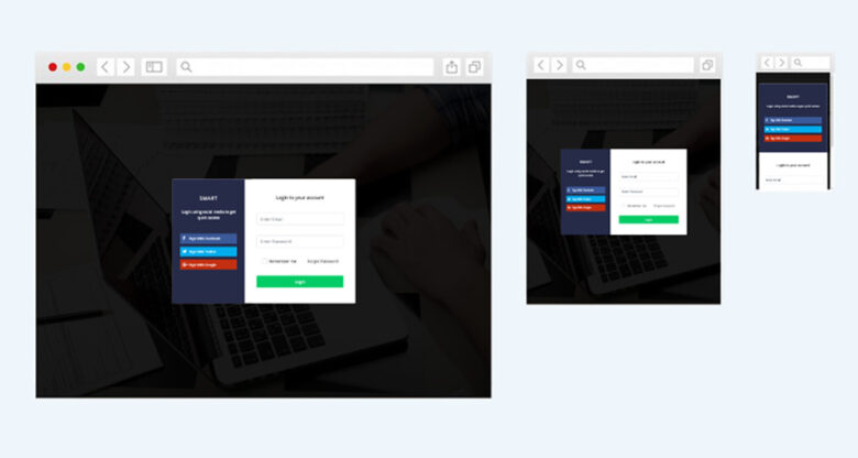 free bootstrap login from