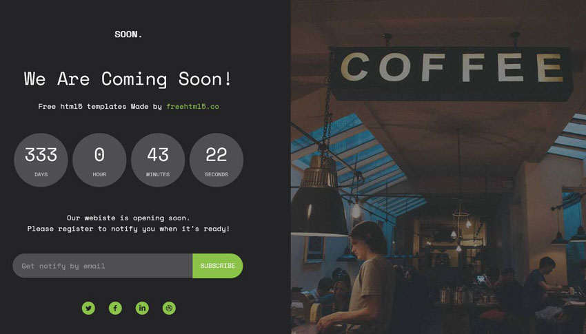 50+ Free Coming Soon Under Construction HTML Templates ...