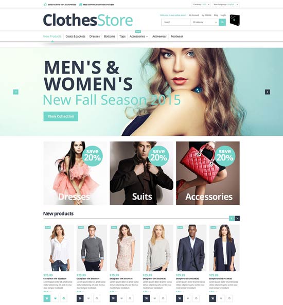 Free responsive Magento theme 1.9