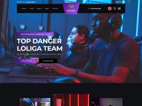gaming website templates