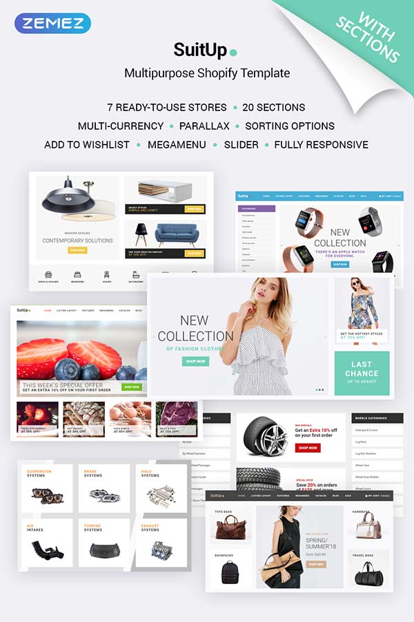 SuitUP - Multipurpose Online Store Shopify Theme
