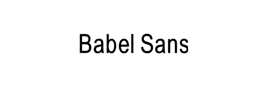 BabelSans - free fonts designers