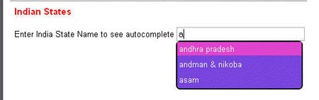 jQuery auto complete through database using JSP