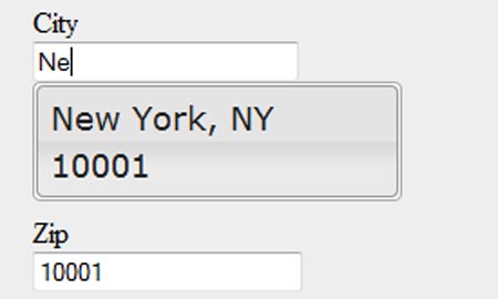 Using jQuery UI’s Autocomplete to Populate a Form