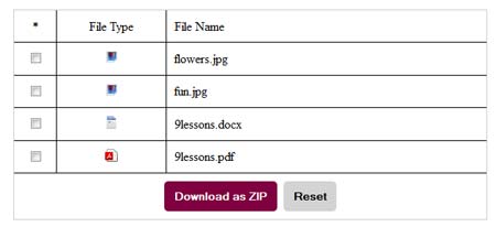 Creating ZIP File with PHP