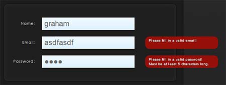 Carbon Fiber Signup Form With PHP, jQuery and CSS3