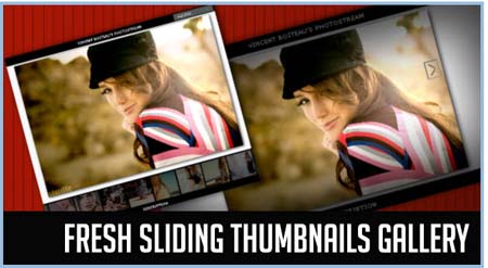 resh Sliding Thumbnails Gallery with jQuery and PHP