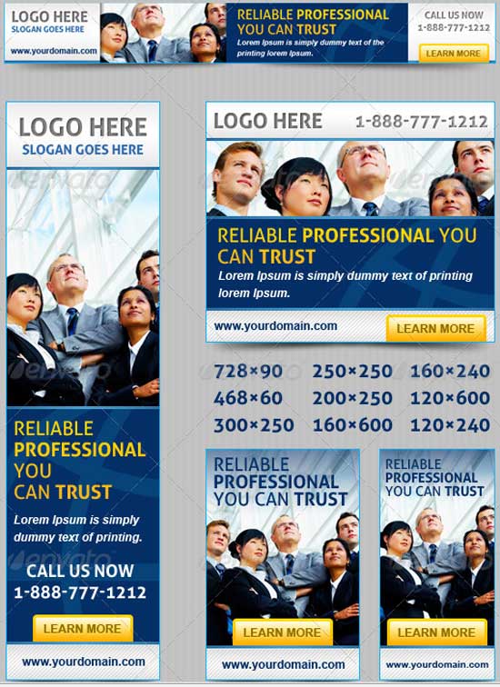 Corporate Banners Ads