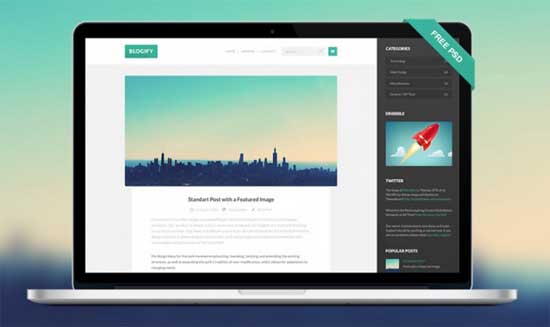 Blogify-PSD-template