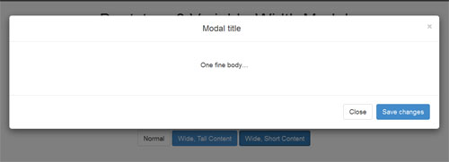 Bootstrap-3-Variable-Width-Modal