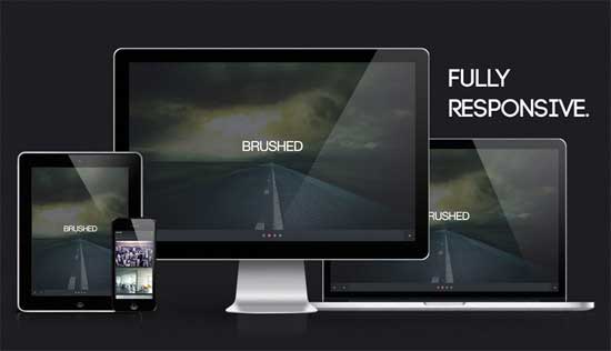 Brushed - Free One Page Responsive HTML Template