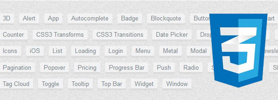 Simple css Button Tags 3D