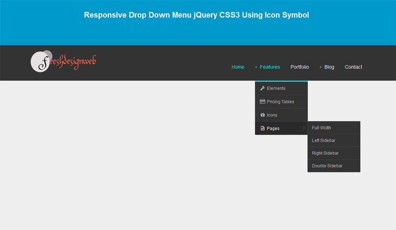 CSS jQuery Drop Down Menu