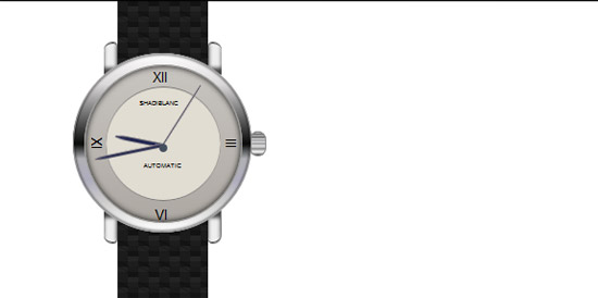 CSS3 Wristwatch 