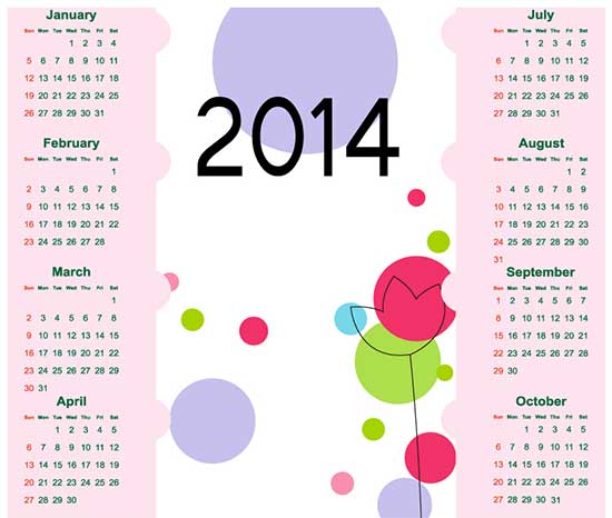 Free Kid Calendar 2014 69