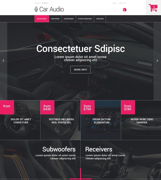 car accessories free prestashop themes