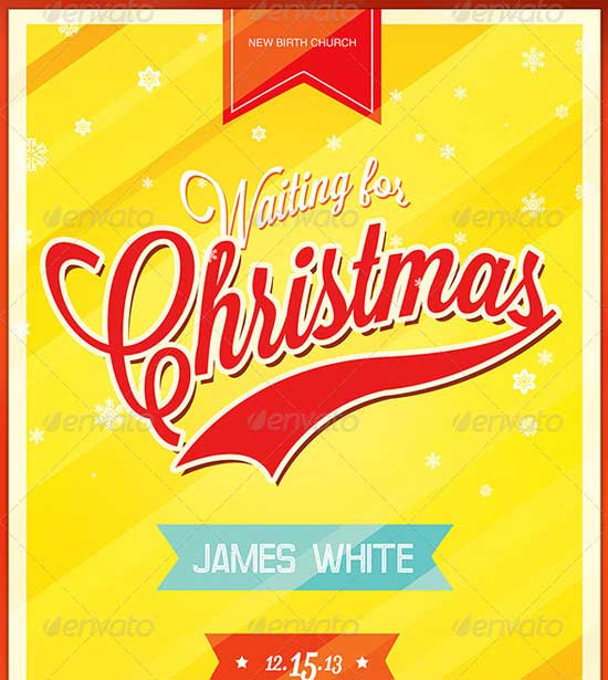 Church Christmas Flyer Templates