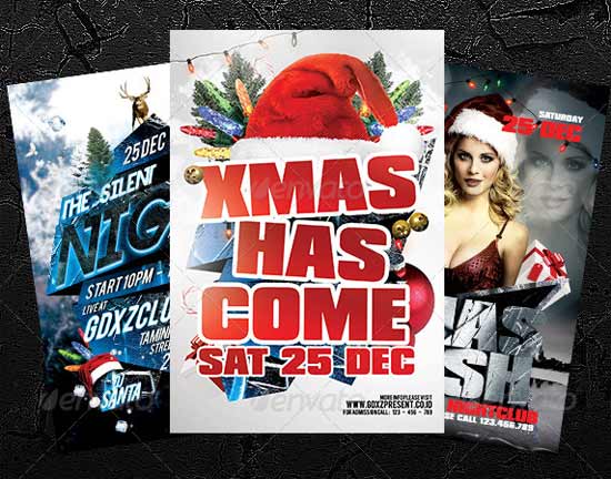 Bundle Christmas Flyer Templates