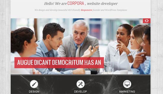 Corpora - Responsive Consulting Joomla Templates
