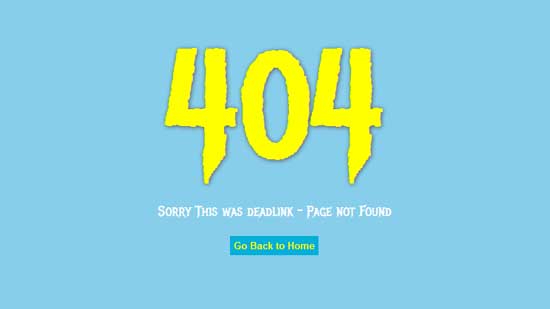 Deadlink-404-Page-Not-found-Mobile-web-Template