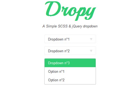 Dropy-Simple-SCSS-jQuery-dropdown