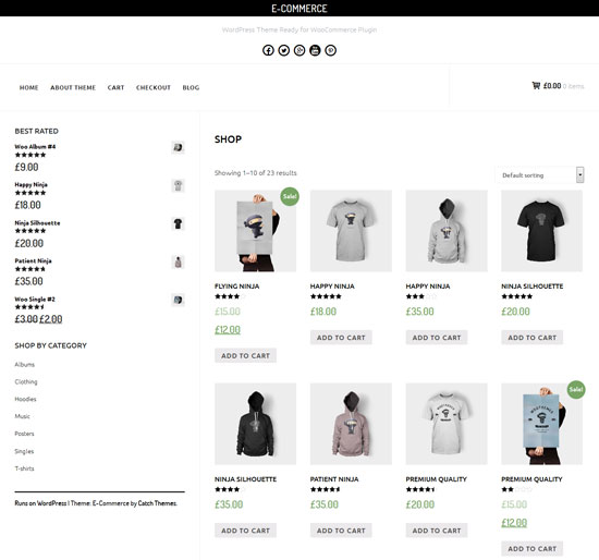 20+ Best Free eCommerce WordPress Themes 2020 - freshDesignweb