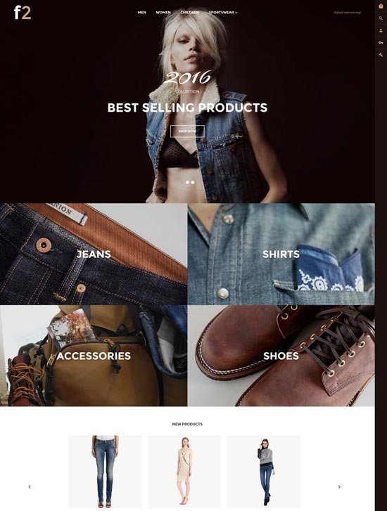 f free magento theme