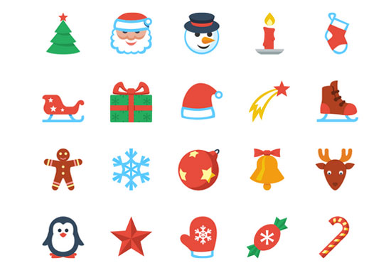 Flat-Christmas-Free-Icon-Packs-for-all-Platforms