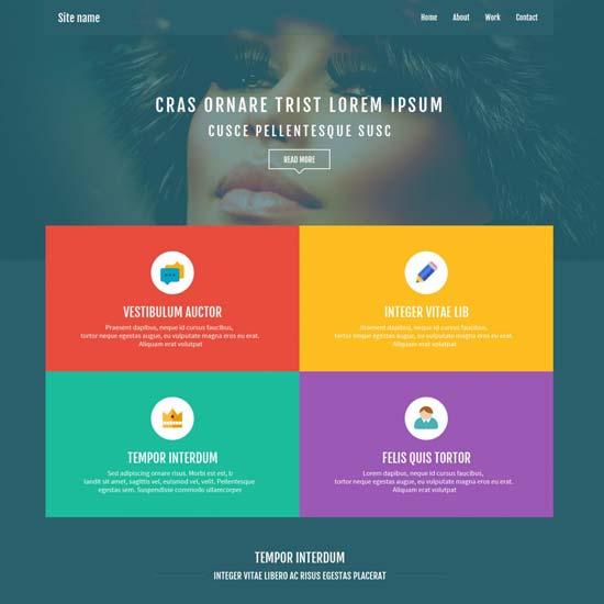 Free-Flat-Design-Psd-Template