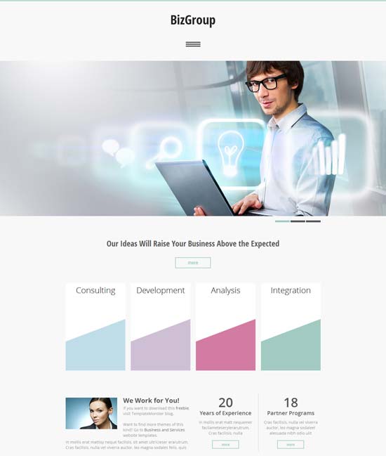 business site html5 template