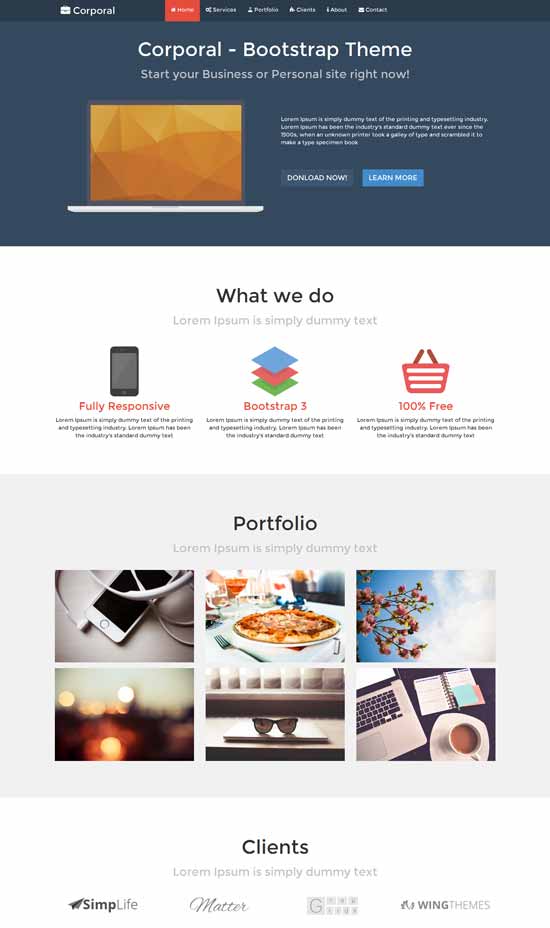 Free-One-page-Responsive-Bootstrap-Theme-Corporal