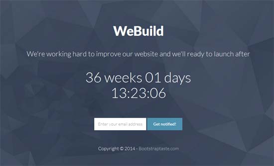 Free-bootstrap-coming-soon-template-with-countdwon