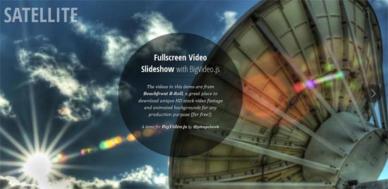 Fullscreen Video Slideshow with BigVideo.js