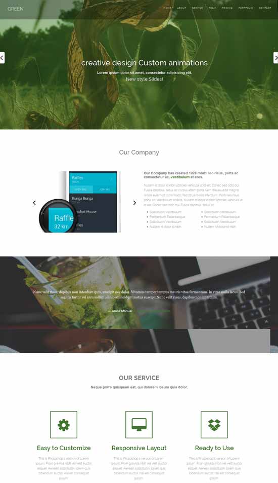 Green-Free-one-page-HTML-Bootstrap-template