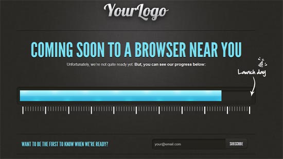 Free HTML5 CSS3 Coming Soon Template