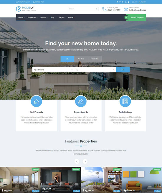 20+ Best Real Estate WordPress Themes & Templates 2021