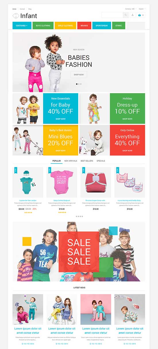 Infant-Clothing-Store-PrestaShop-Theme