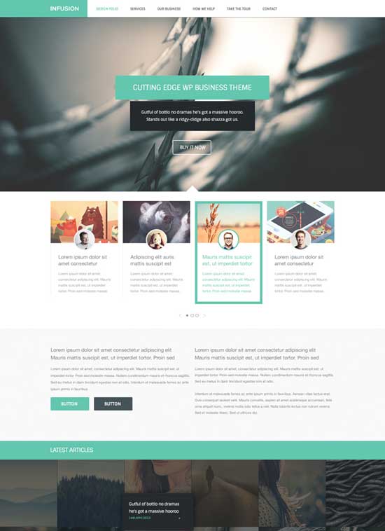 Infusion-Free-website-template