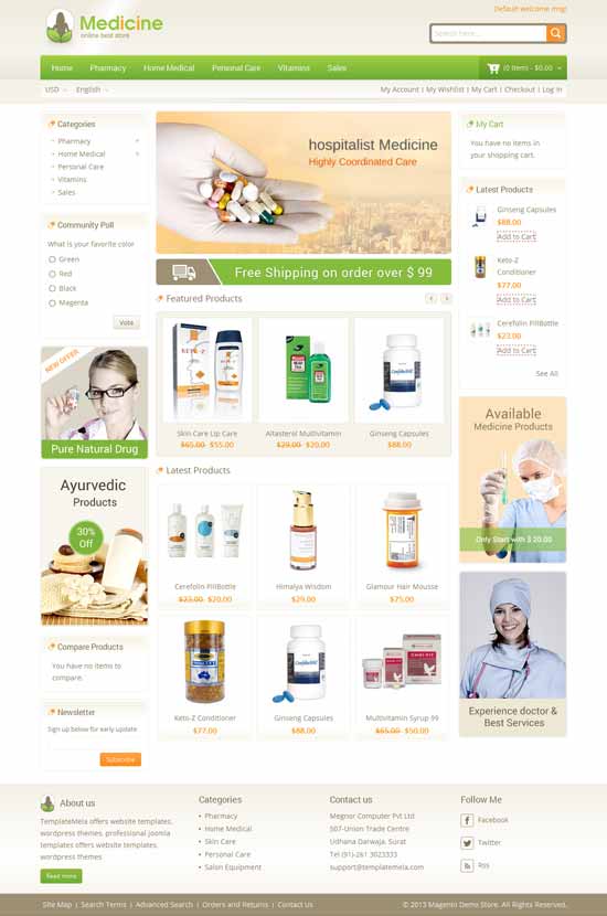 medical Magento 2 theme