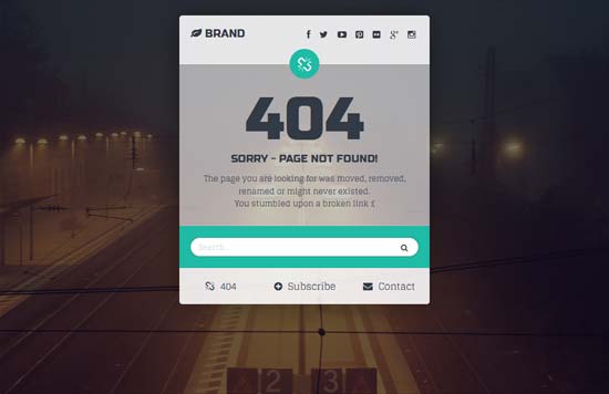 Missing-404-Responsive-Page-Template
