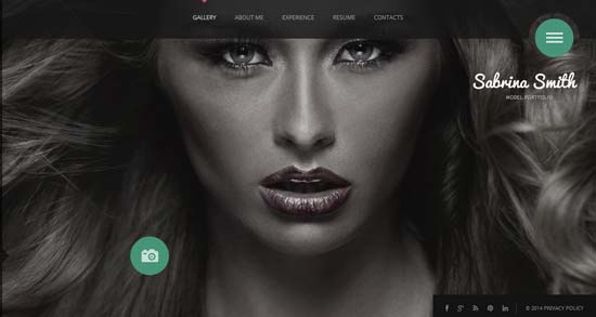 Model-Portfolio-Website-Template