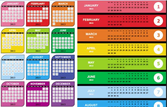 modern calendar templates