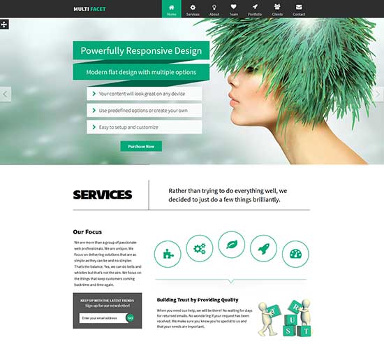 MultiFacet-Responsive-One-Page-Template