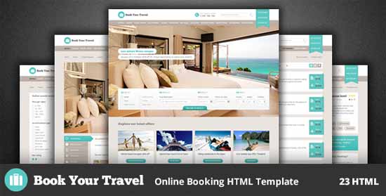 Book Your Travel Online Booking HTML Template