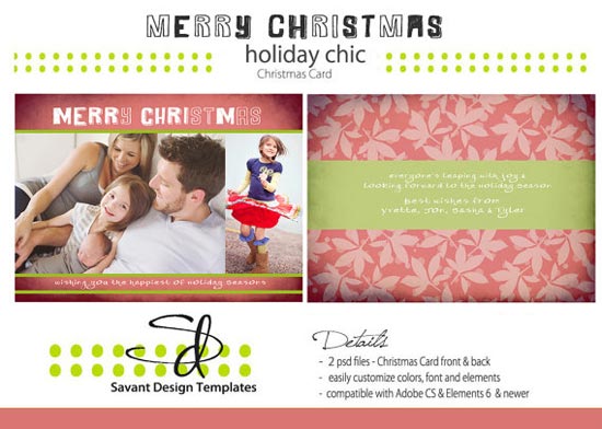 photography christmas template