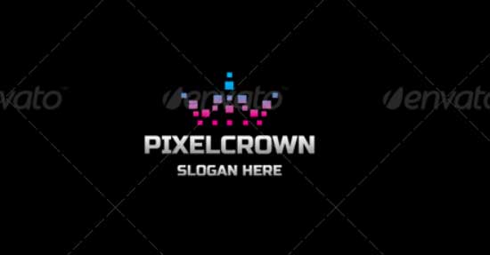 Pixel-Luxurious-Crown logo