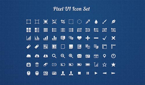 pixel ui icon set