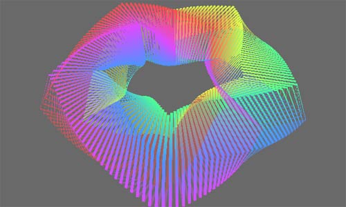 Pure-CSS-pentagonal-torus-animated
