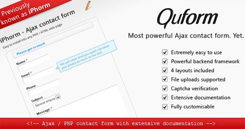 Quform - Simple yet Powerful Ajax contact form
