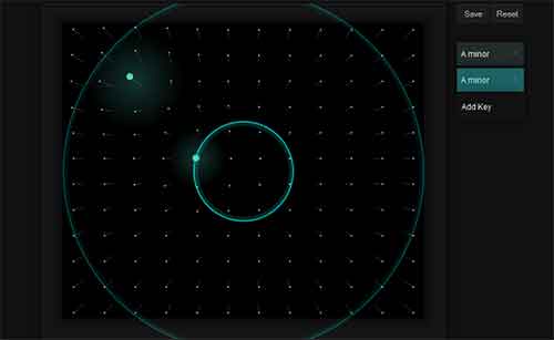 Radar-audi-visual-experiment html5 animation